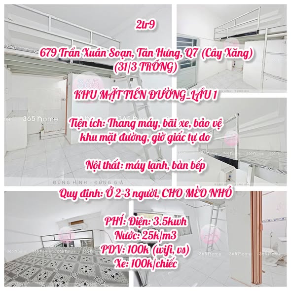Cho thuê nhà trọ, phòng trọ 679 Đường Trần Xuân Soạn