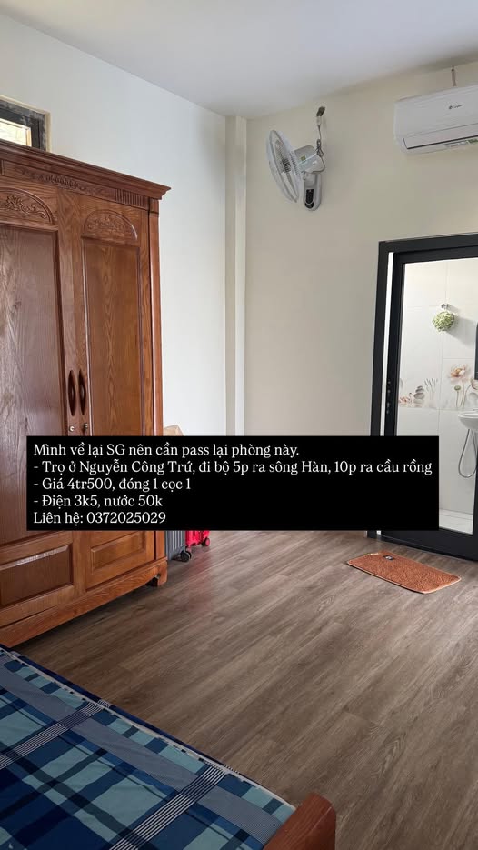 Cho thuê nhà trọ, phòng trọ Nguyễn Công Trứ